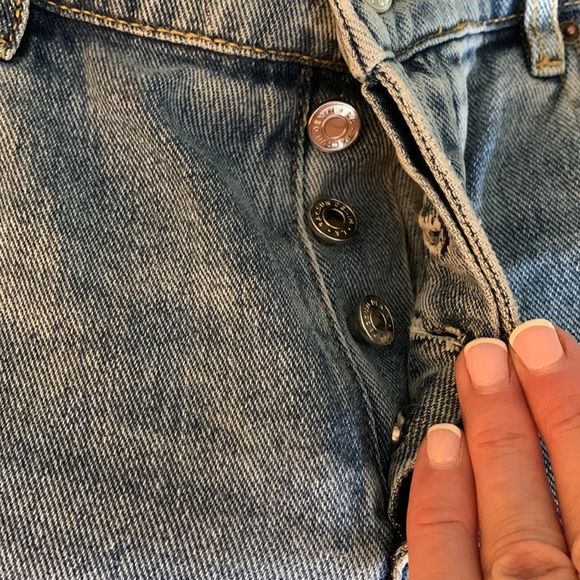 ✅✅🌷PacSun High Rise  Straight Button Fly Jeans - Picture 11 of 11